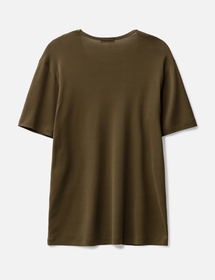 RIB U NECK T-SHIRT Placeholder Image