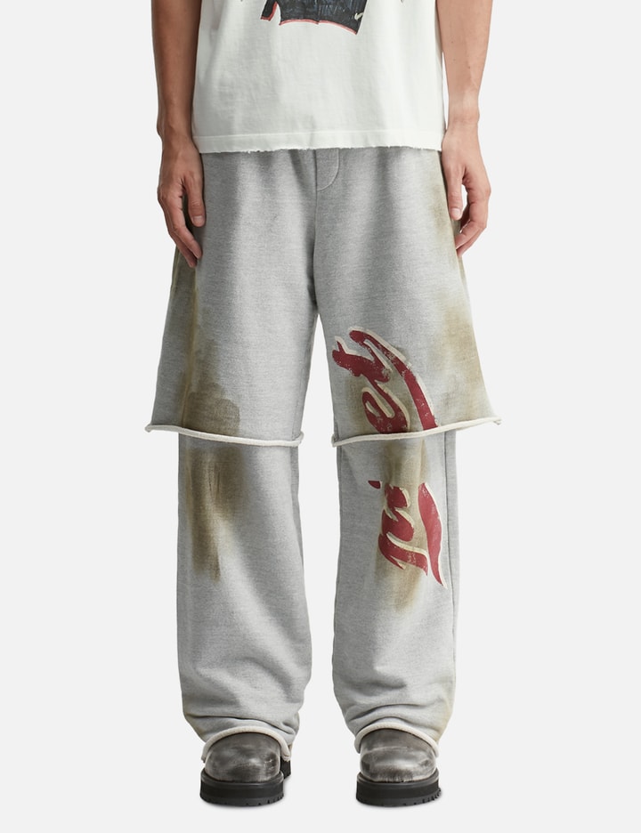 Layered Wide Leg French Terry Trousers Placeholder Image