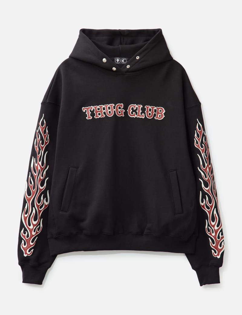 Thug Club サグクラブ パーカー フーディ ジップアップ 2サイズM THUG 