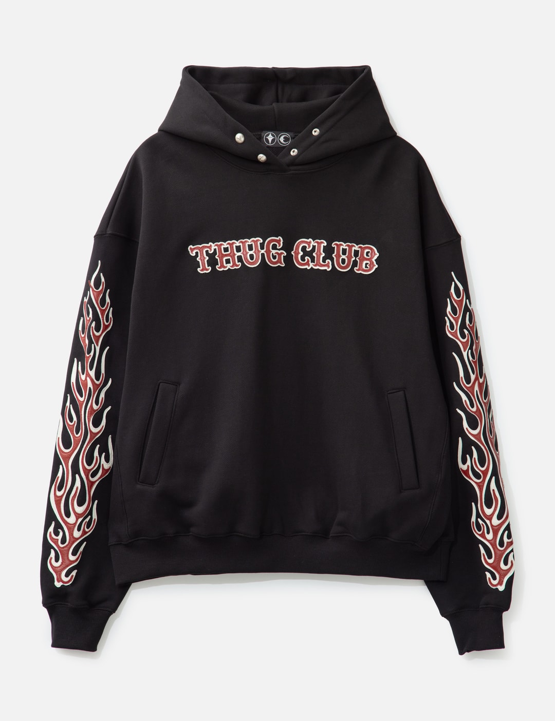 サグクラブ - Dragon Stud Zip-Up Hoodie | HBX
