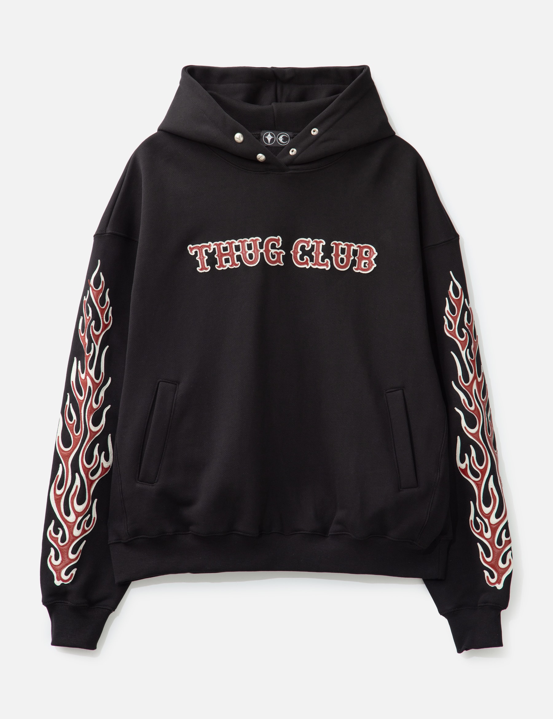 Leather Flame Hoodie view 19