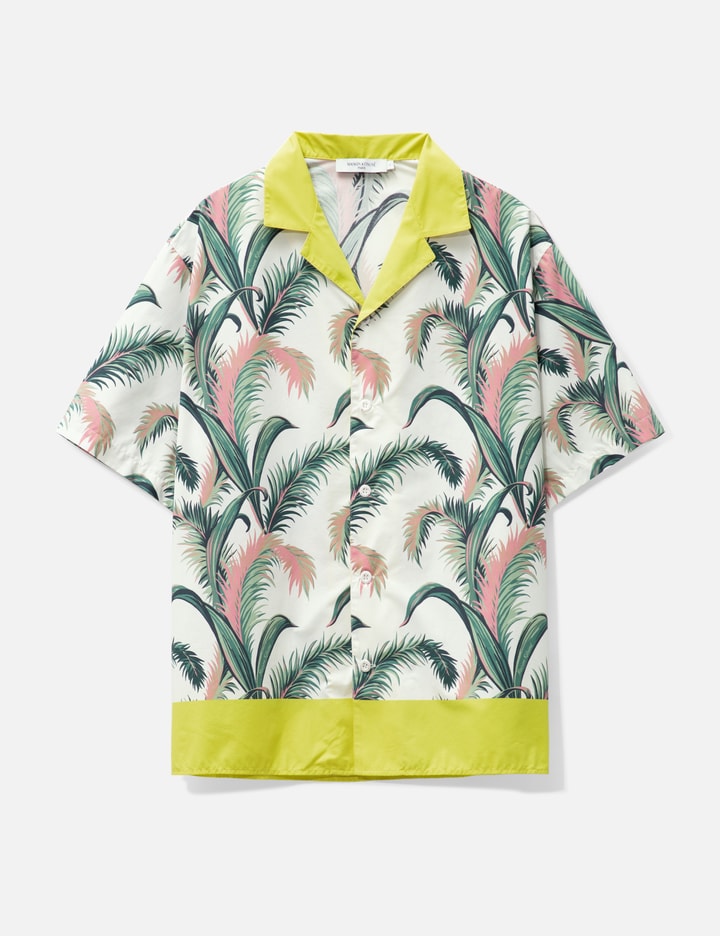 Maison Kitsuné x Hotel Olympia Palm Front Print Resort Shirt Placeholder Image