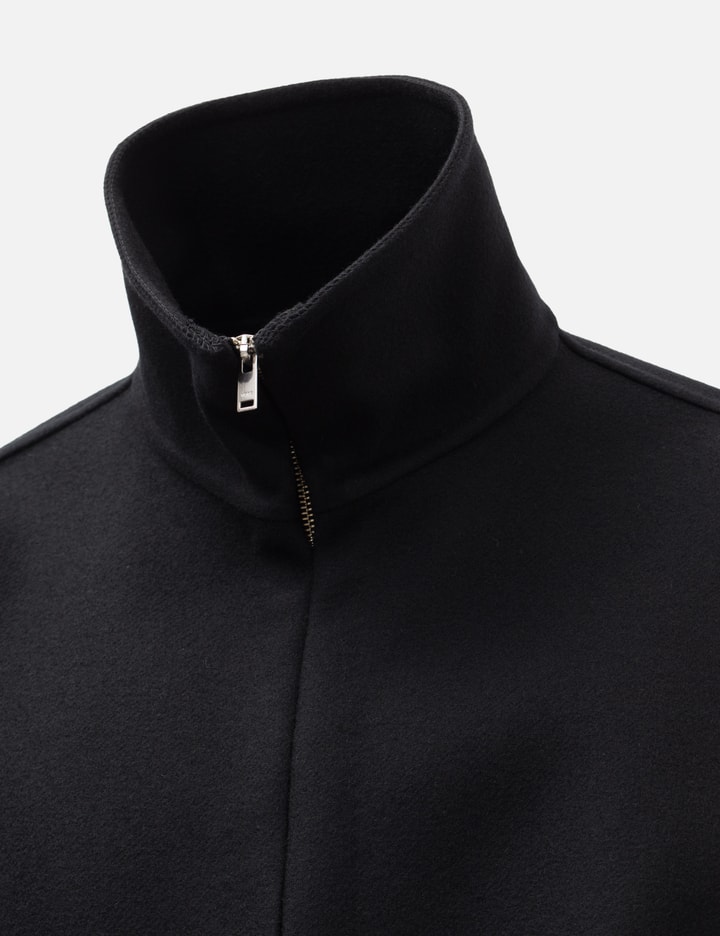 Yoke Wool Cashmere Balloon Silhouette Blouson