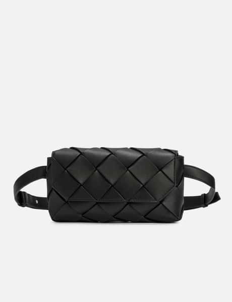 Bottega Veneta Grained Intreccio Leather Belt Bag