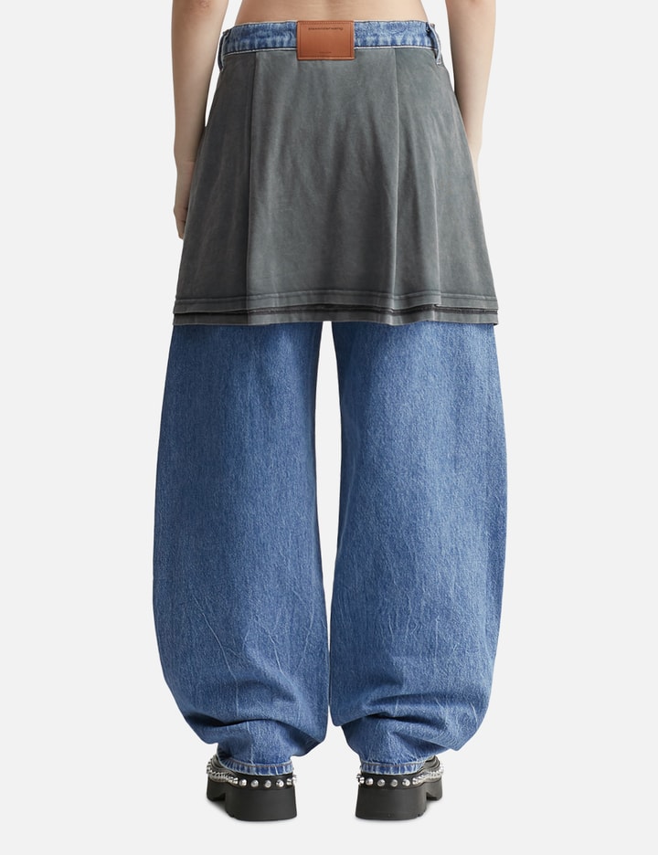 Alexander Wang T Pre-styled Balloon Leg Jean In Blue