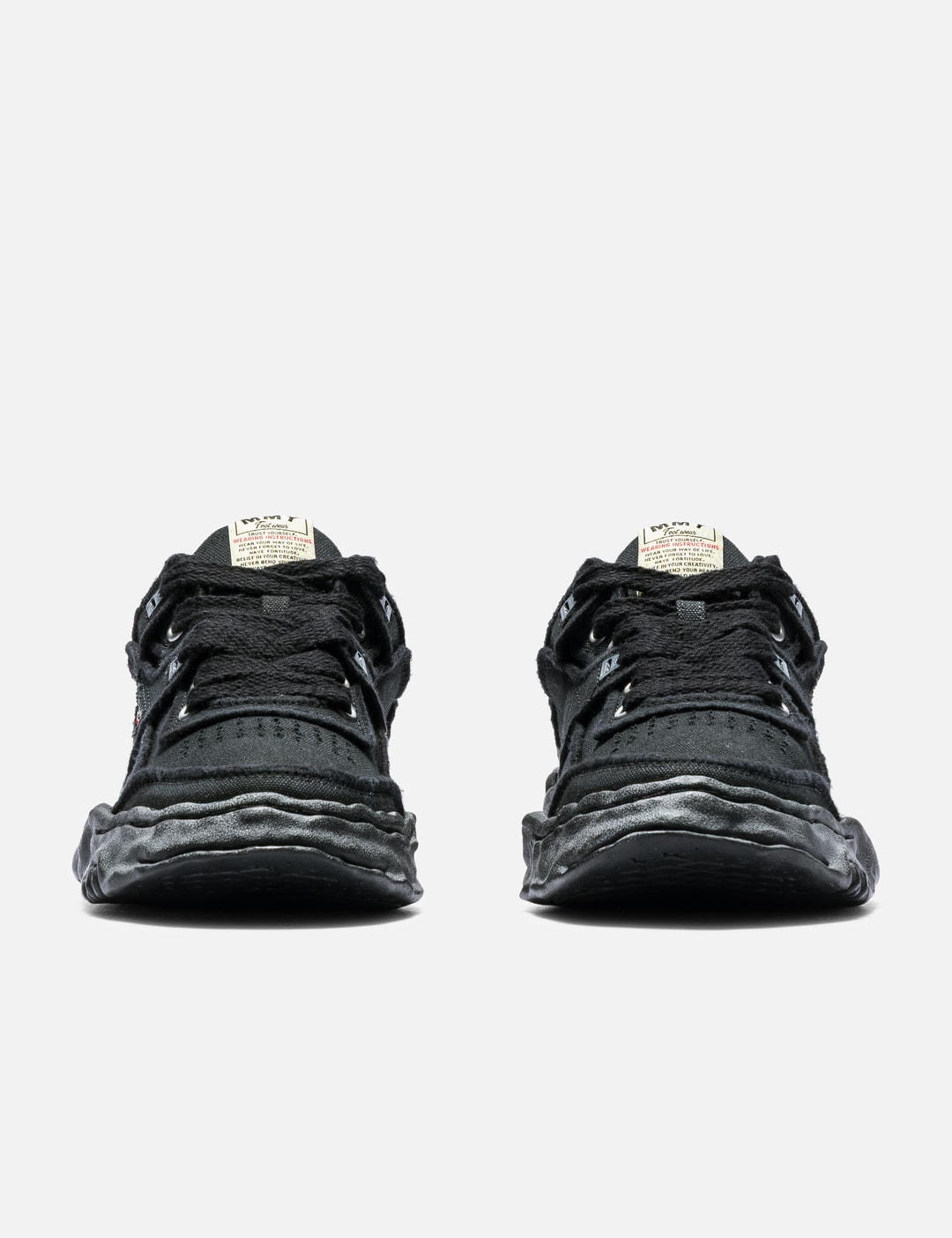 "PARKER" Original Sole Vintage Effect Embroidered Canvas Low-Top Sneaker view 8