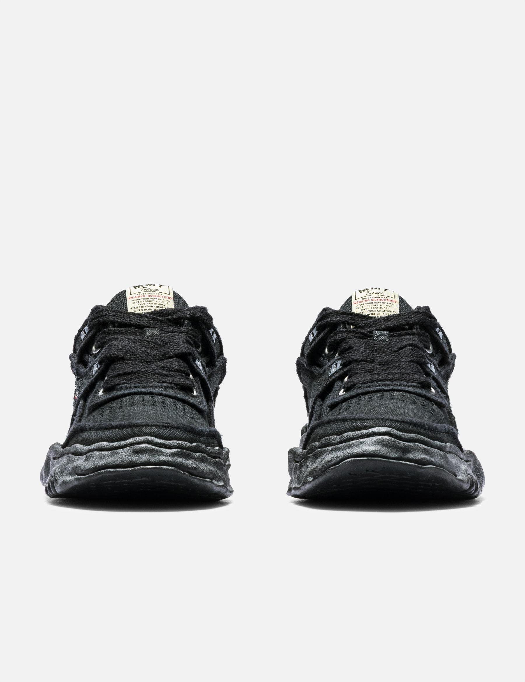 "PARKER" Original Sole Vintage Effect Embroidered Canvas Low-Top Sneaker view 14