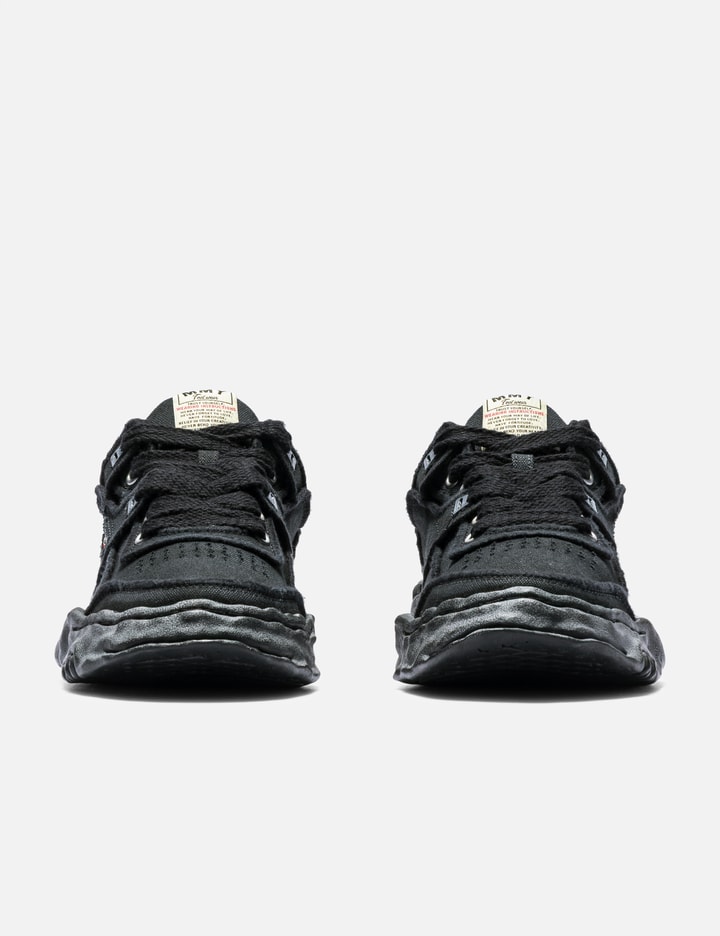 "PARKER" Original Sole Vintage Effect Embroidered Canvas Low-top Sneaker Placeholder Image