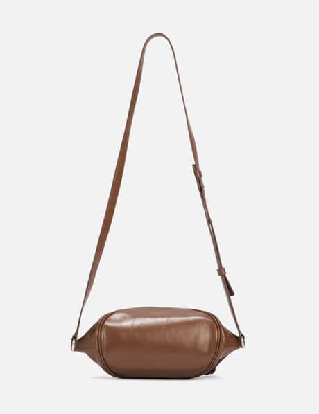 Jil Sander Brown Medium Journal Shoulder Bag Jil Sander