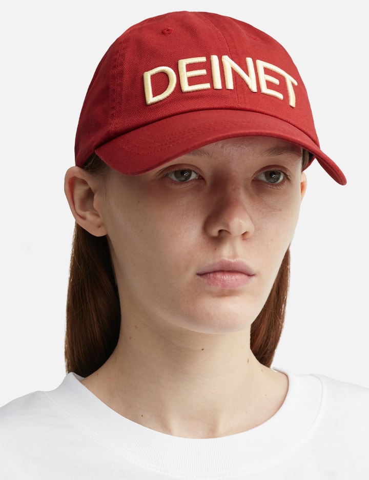 DEINET Washed Logo Cap Burgundy Placeholder Image