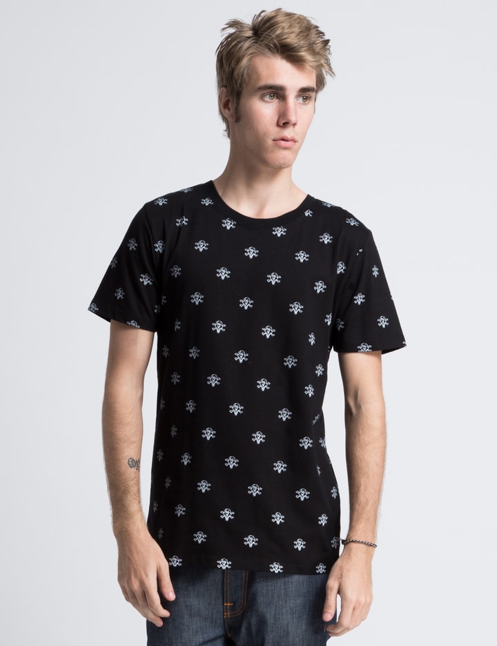 Black Cones & Bones Allover T-Shirt Placeholder Image