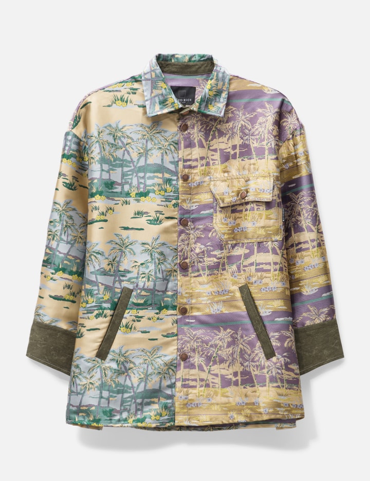 Unisex Contrasting Vintage Tropical Overshirt Placeholder Image