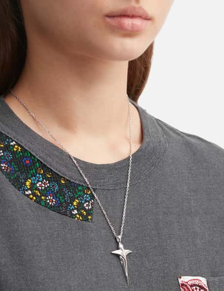 Mechanic Cross Pendant Necklace view 11