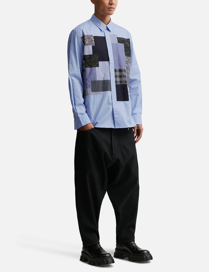 Patchwork Long Sleeve Shirt Placeholder Image