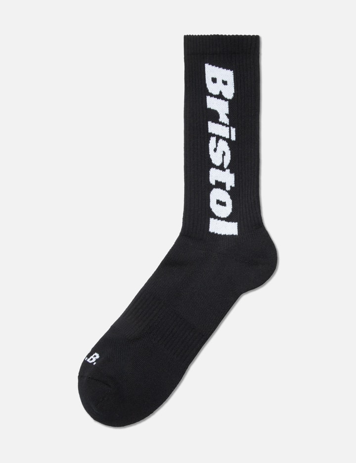 Shop F.c. Real Bristol Bristol Logo Regular Socks In Black