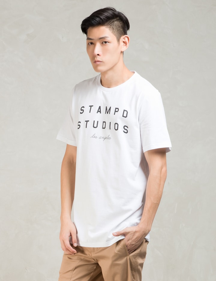 White S/S Stampd Logo T-Shirt Placeholder Image