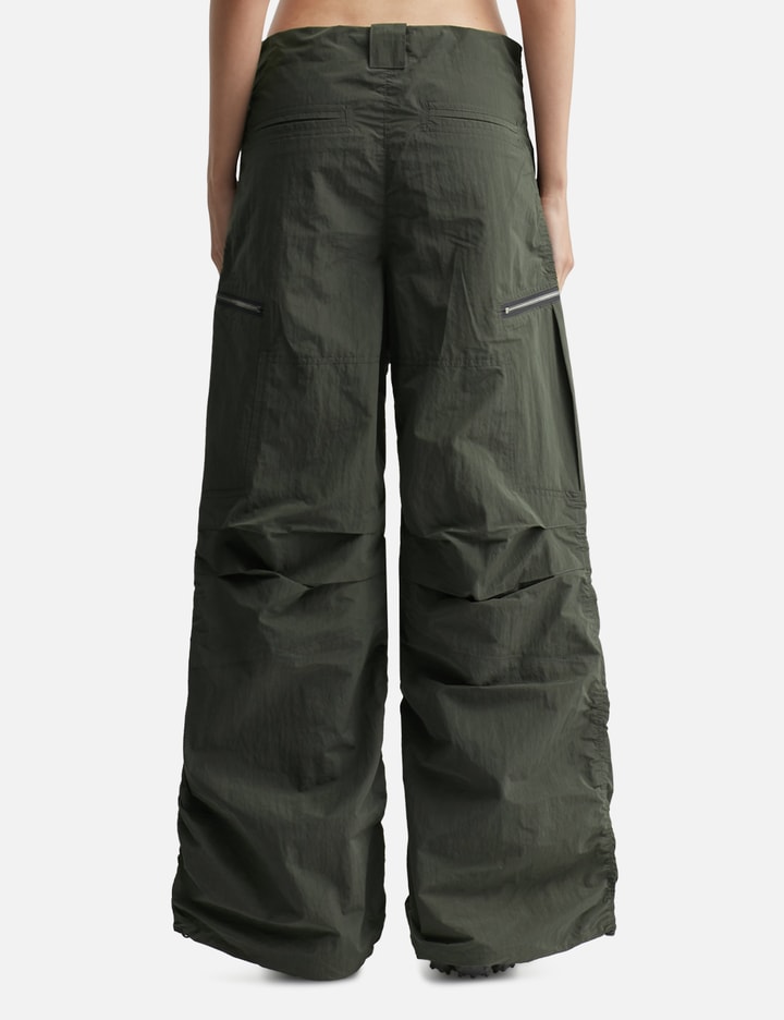 Nache Puckering Jogger Pants In Green