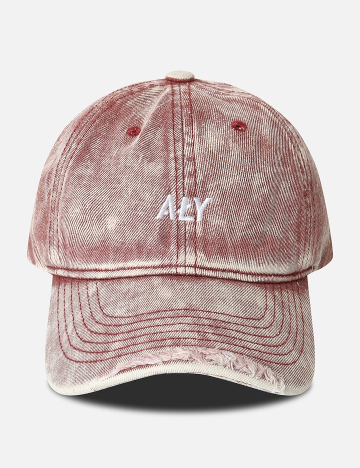 "Aly Distressed Logo Red" Washed Cap Placeholder Image