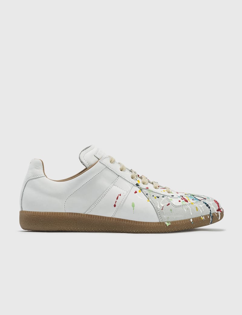 maison margiela men's shoes paint