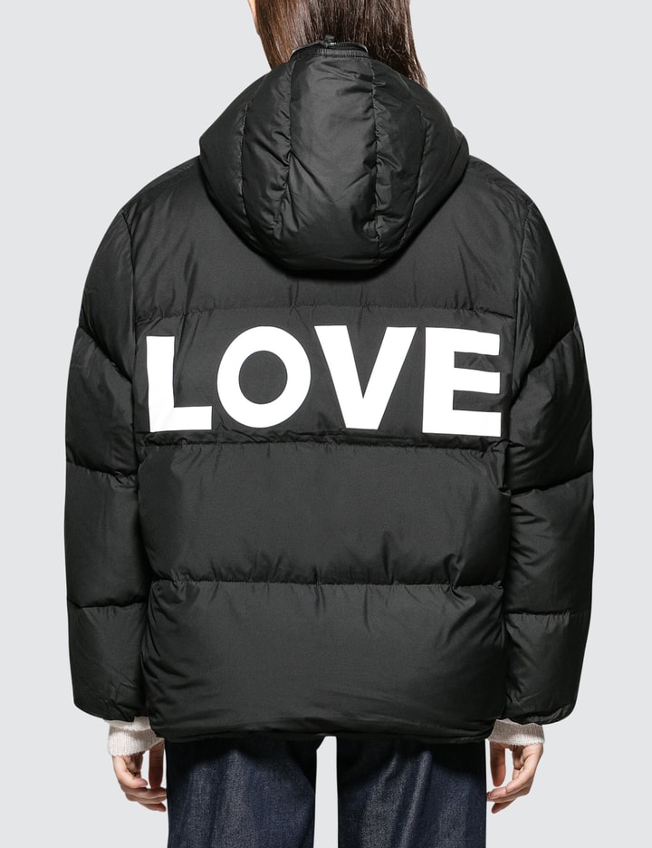 Duvetica X Katharine Hamnett Oversized Down Puffer Jacket With Love Slogan Placeholder Image