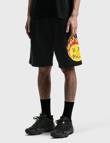 Palm Angels - Burning Head Sweat Shorts | HBX