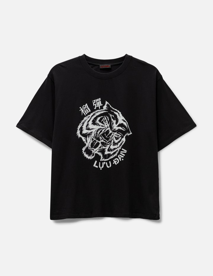 Lựu Dạn Tiger Roar T-shirt In Black