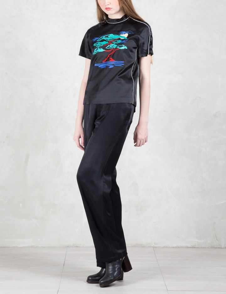 Silk Embroidered Bonsai T-Shirt Placeholder Image