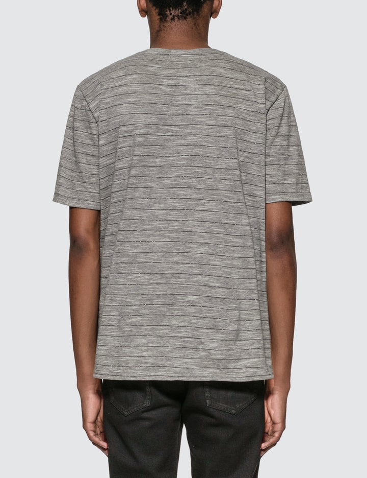 Monogram T-Shirt With Lamé Stripes Placeholder Image