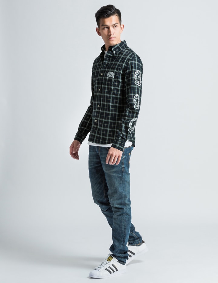 Green Plaid Button Down Shirt Placeholder Image