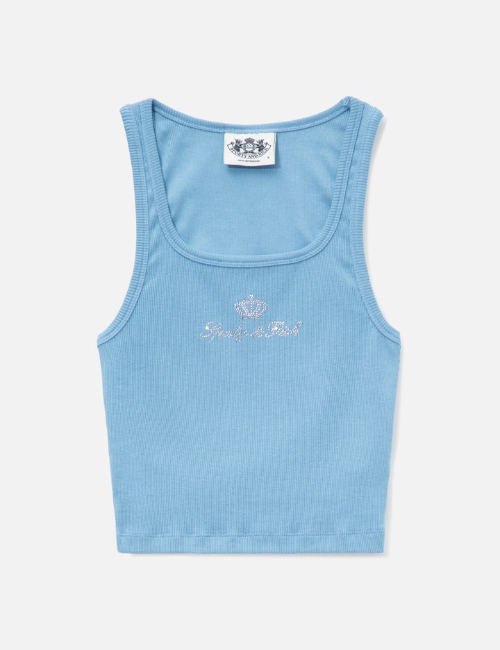 Sporty & Rich Sporty & Rich X Juicy Couture Crown Ribbed Tank