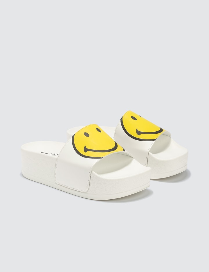White Macro Smile Sandals Placeholder Image