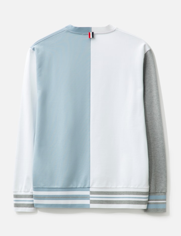 Funmix Colour-Block Cotton Sweatshirt Placeholder Image