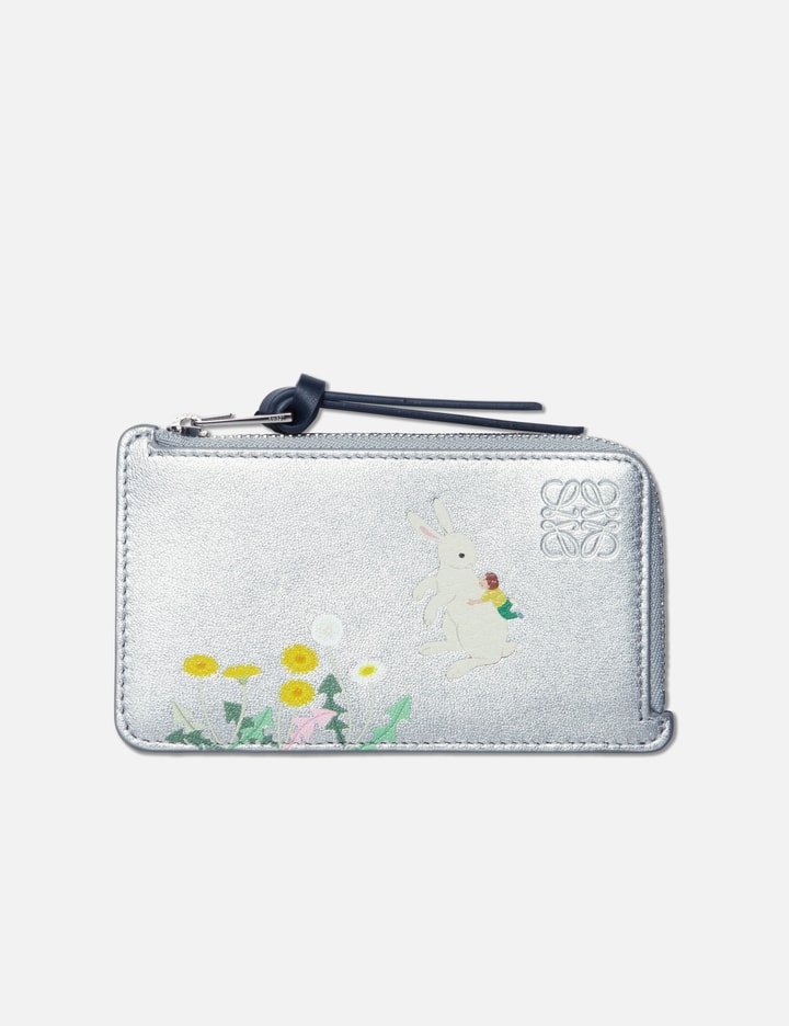 Loewe Bunnies Coin Cardholder In Silver