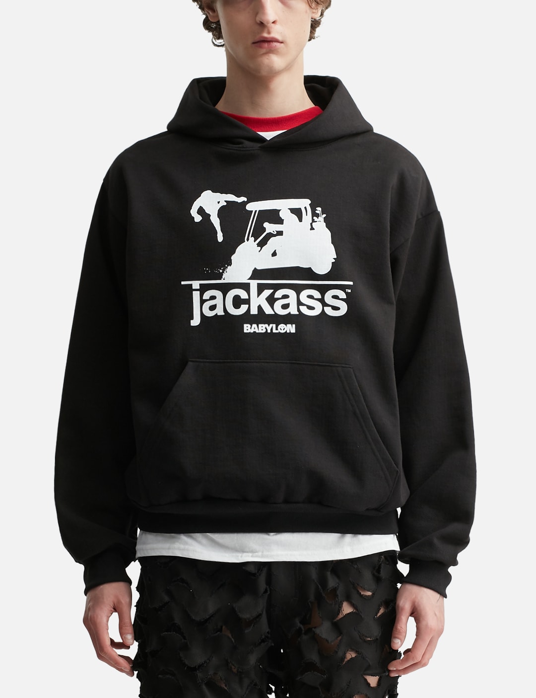 Jackass X Babylon Golf Cart Hoodie view 11