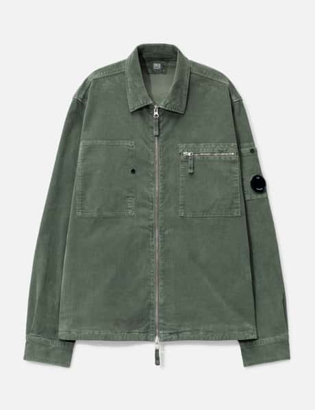 C.P. Company Corduroy Lens Zipped Overshirt