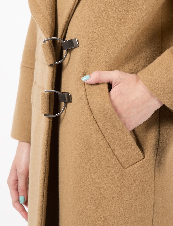 Camel Dim Oversize Unisex Coat Placeholder Image