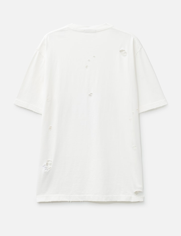 Lcdc Distressed Oversized T-shirt In White