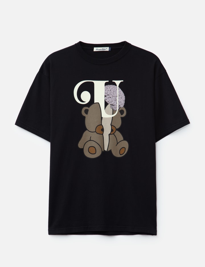 UC1E3801Halved Bear U Short Sleeve T-shirt Placeholder Image