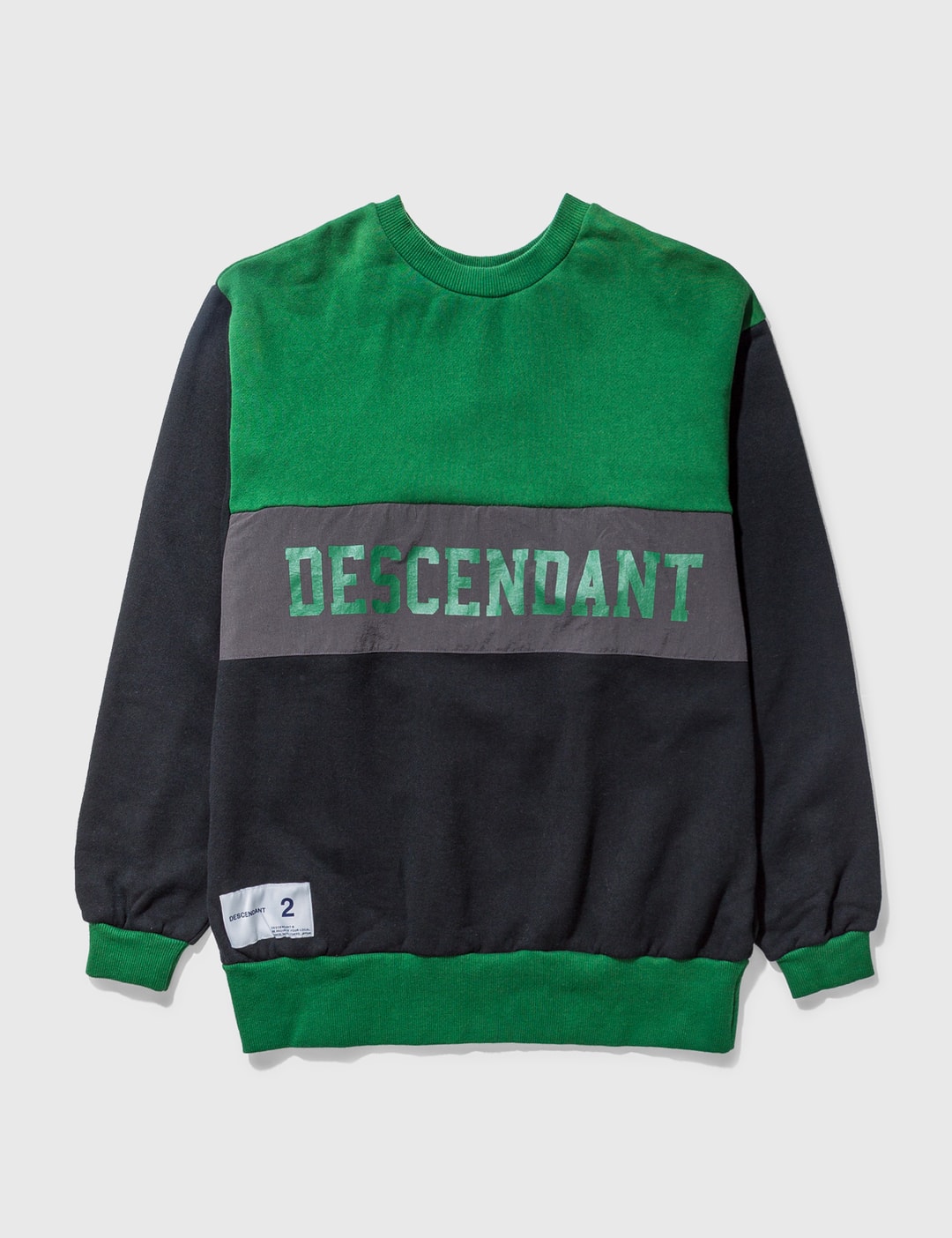 DESCENDANT Black and Green Sweatshirt Placeholder Image