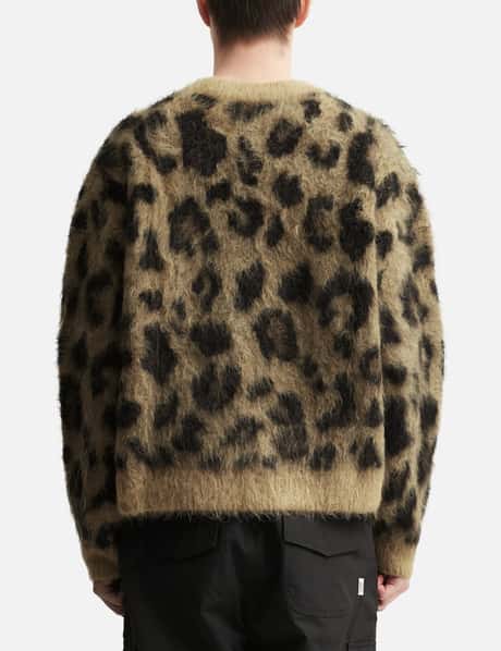 COLE BUXTON - LEOPARD KNIT SWEATSHIRT | HBX - ハイプビースト 