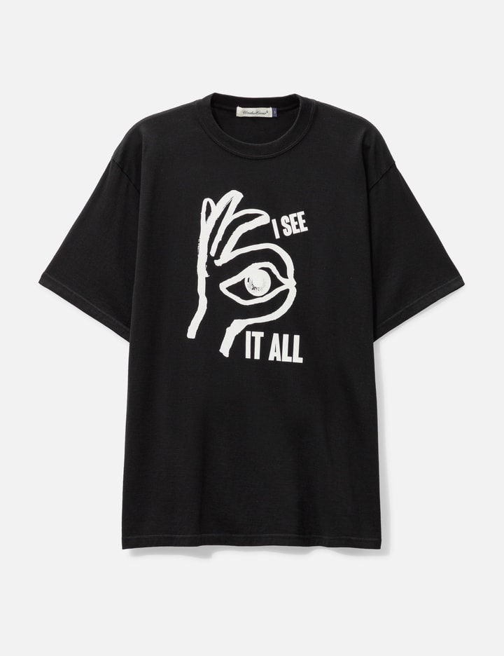 Shop Undercover I See It All Short Sleeve T-shirt In Black