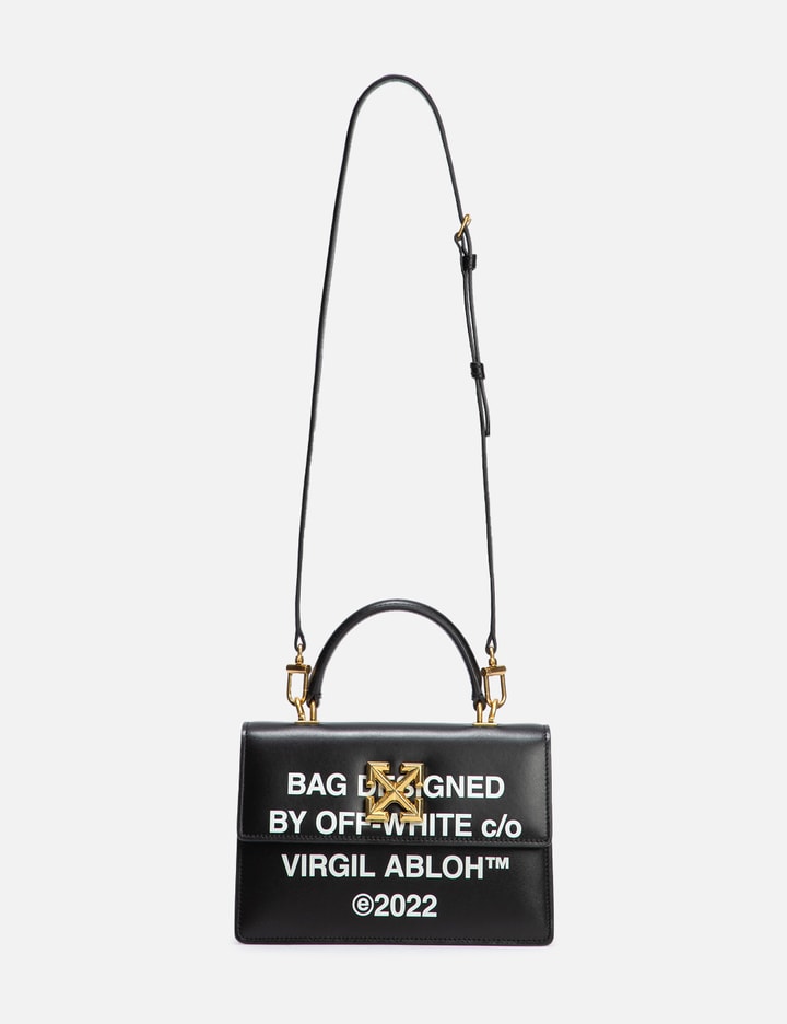 OFF-WHITE 1.4 Jitney Bag CASH INSIDE Black White