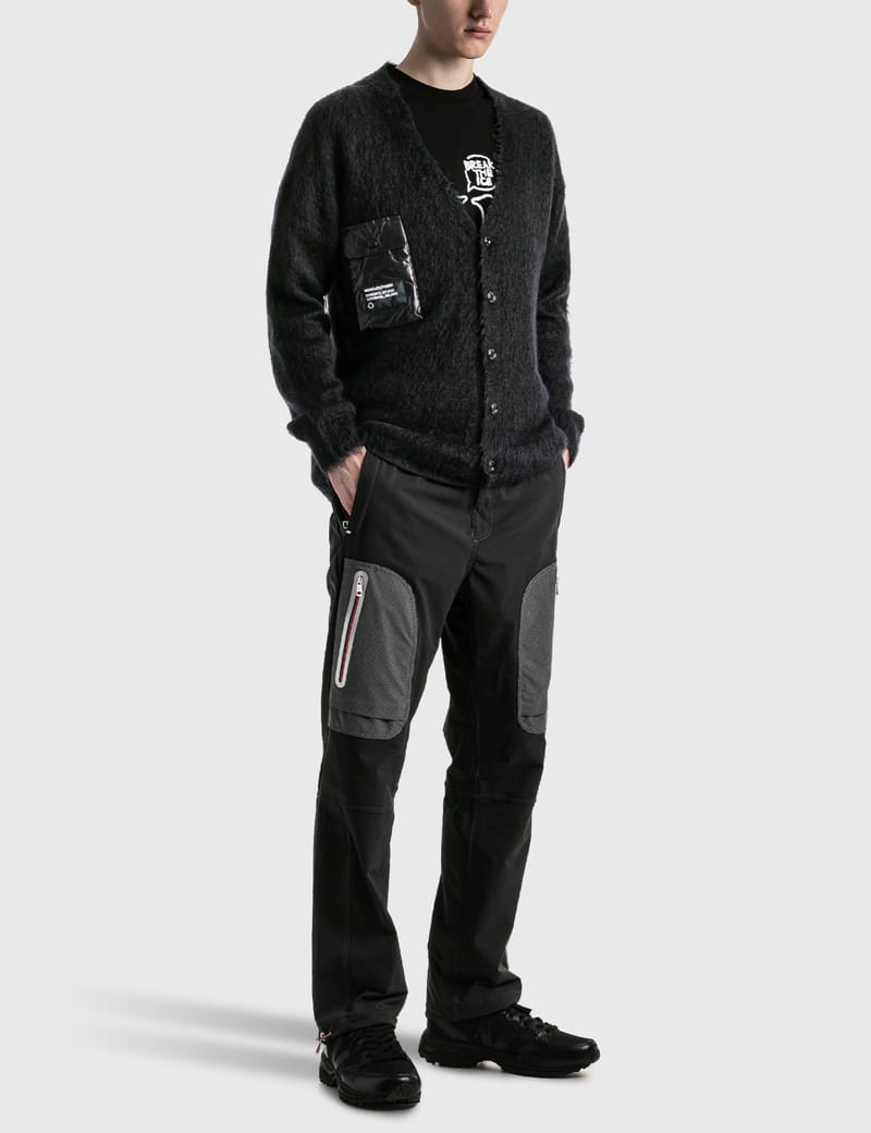 MONCLER FRGMT Mohair Sweater RED L Authentic Moncler Logo Women\u0027s Alpaca Mohair Black M Knit