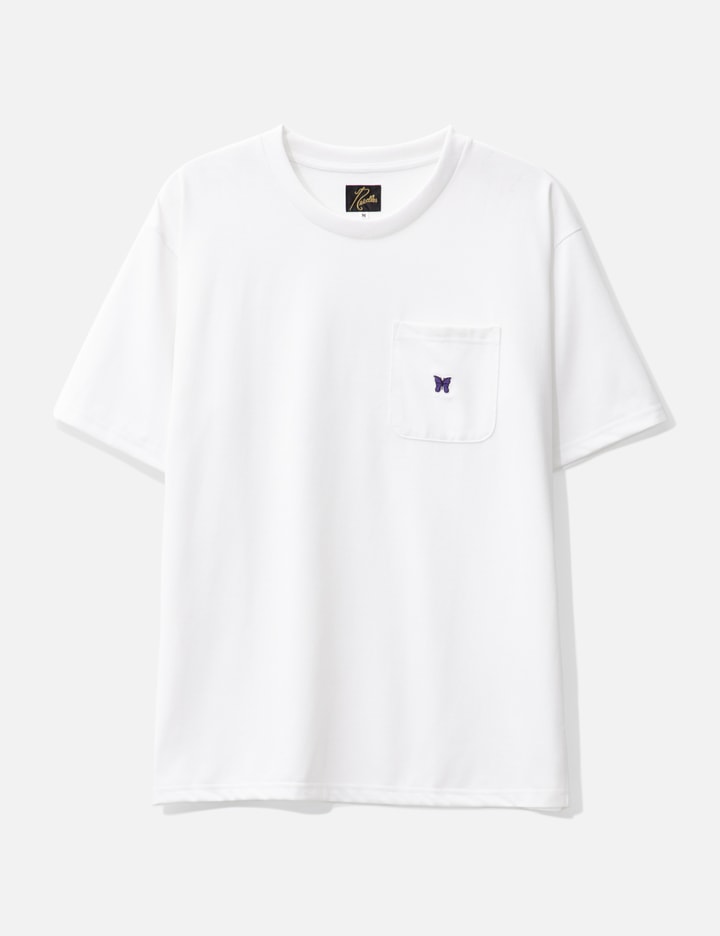 Shop Needles Short Sleeve Crewneck T-shirt In White
