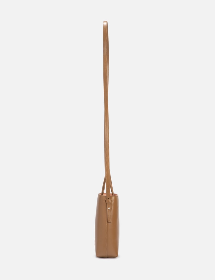 Chloé Sense Micro Leather Bucket Bag Caramel