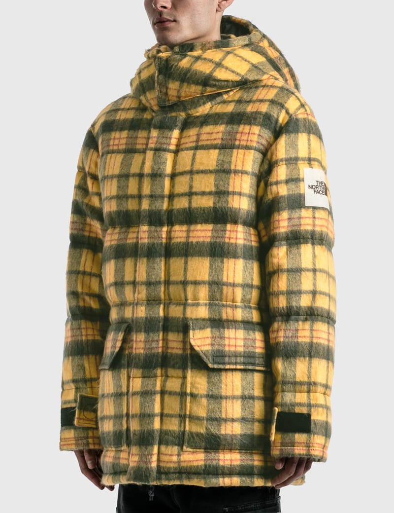 the north face brown label