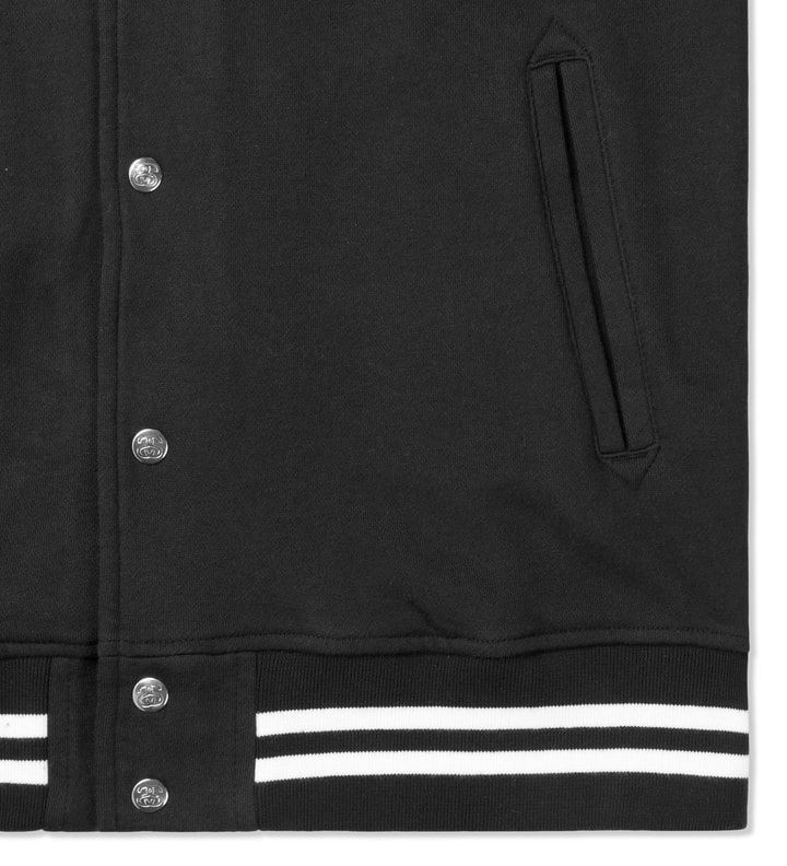 Stüssy Black Fleece Varsity Jacket