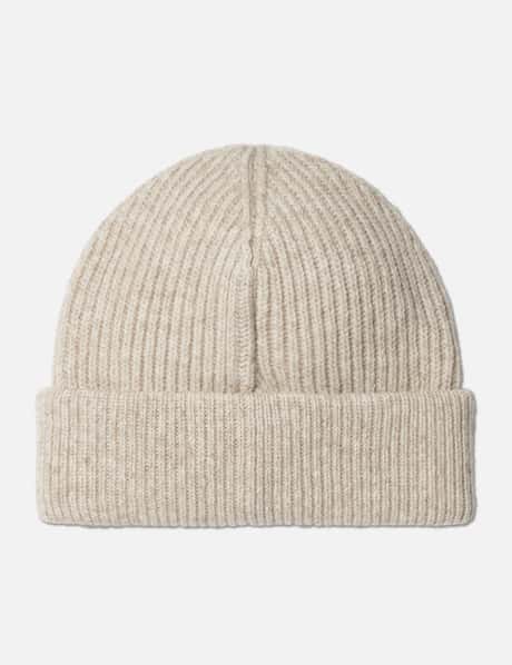 Ganni - Fitted Wool Rib Knit Beanie | HBX display picture 2