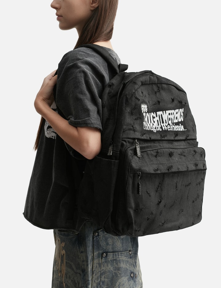 Thought We Friends "Dante" Waxed Distressed Backpack