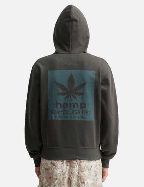 Hemp Zip Hooded Sweatshirt view 12